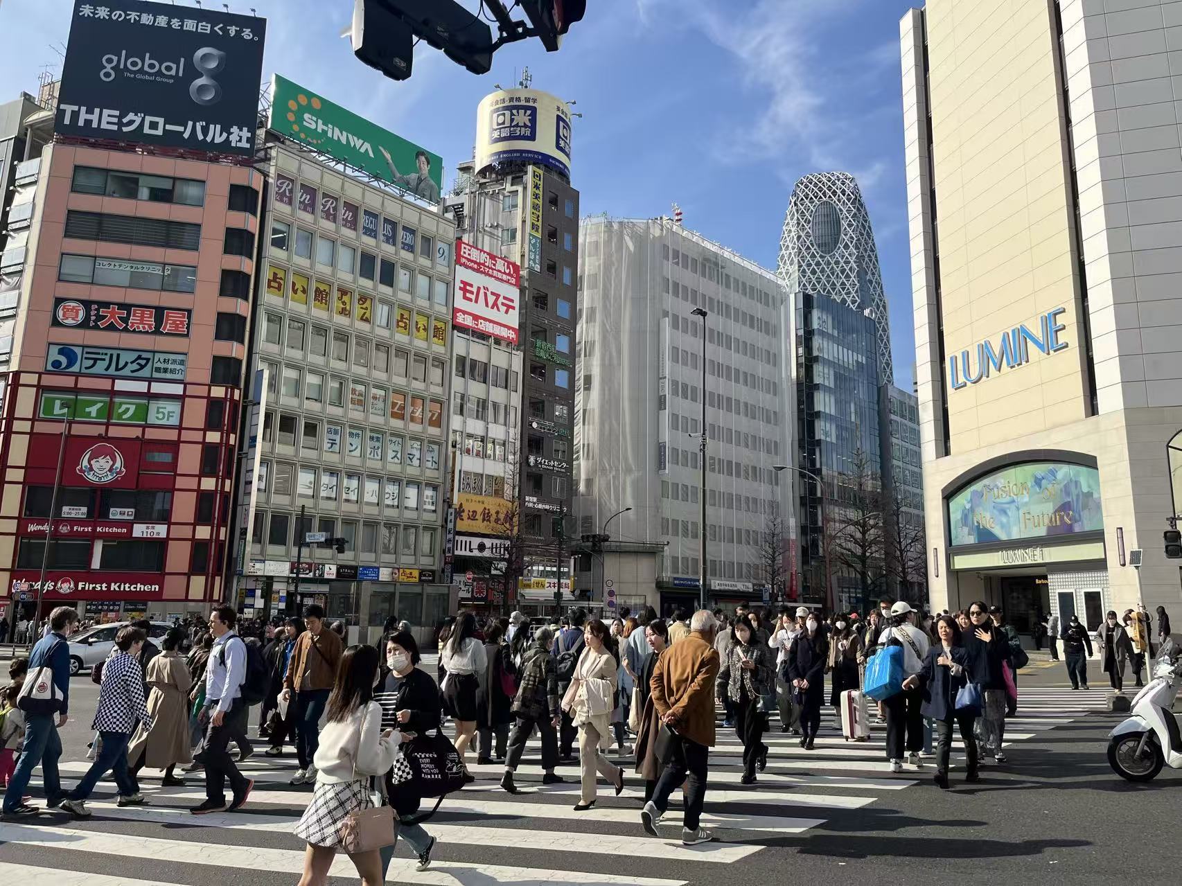 Shibuya Crossing in Tokyo